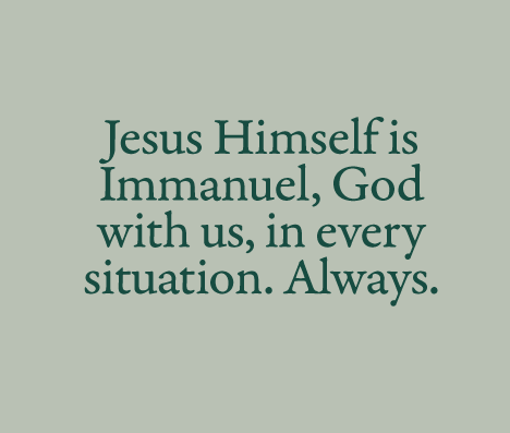 God is always with me