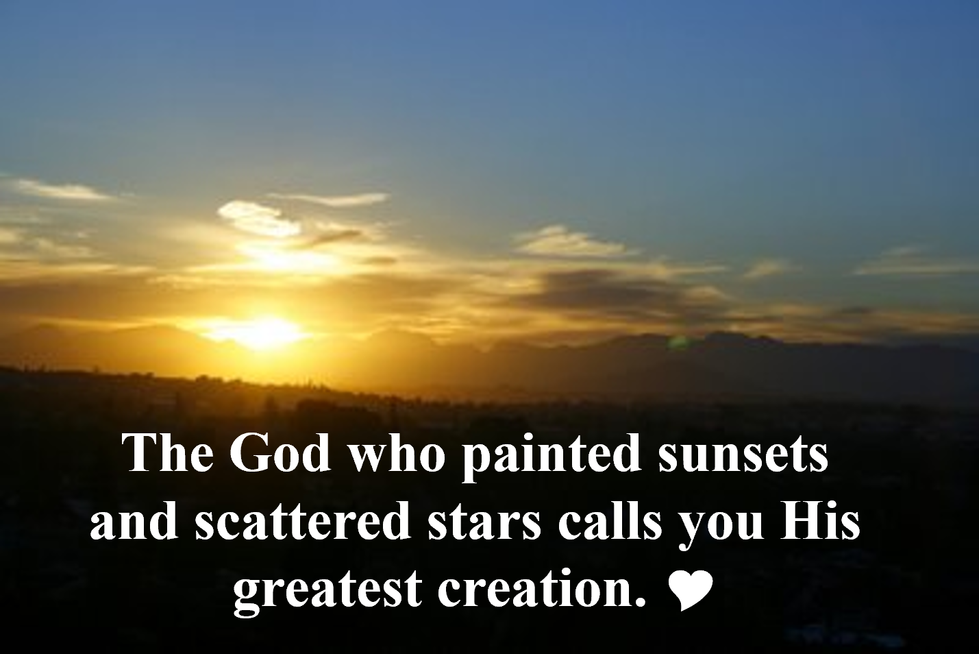 God is always with me